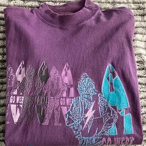 Vintage 80’s surf lighting bolt team tee